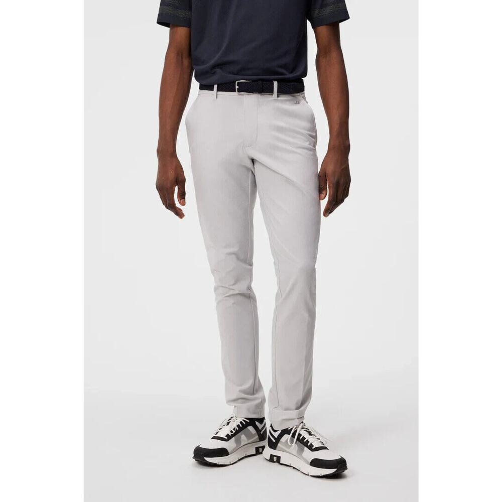 J. Lindeberg‎ Men's White Mid Rise M Ellott Micro Stretch Chino Pants Size 34X34